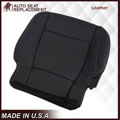 2017-2021 Ford F250 XLT Replacement Seat Covers In Charcoal Black