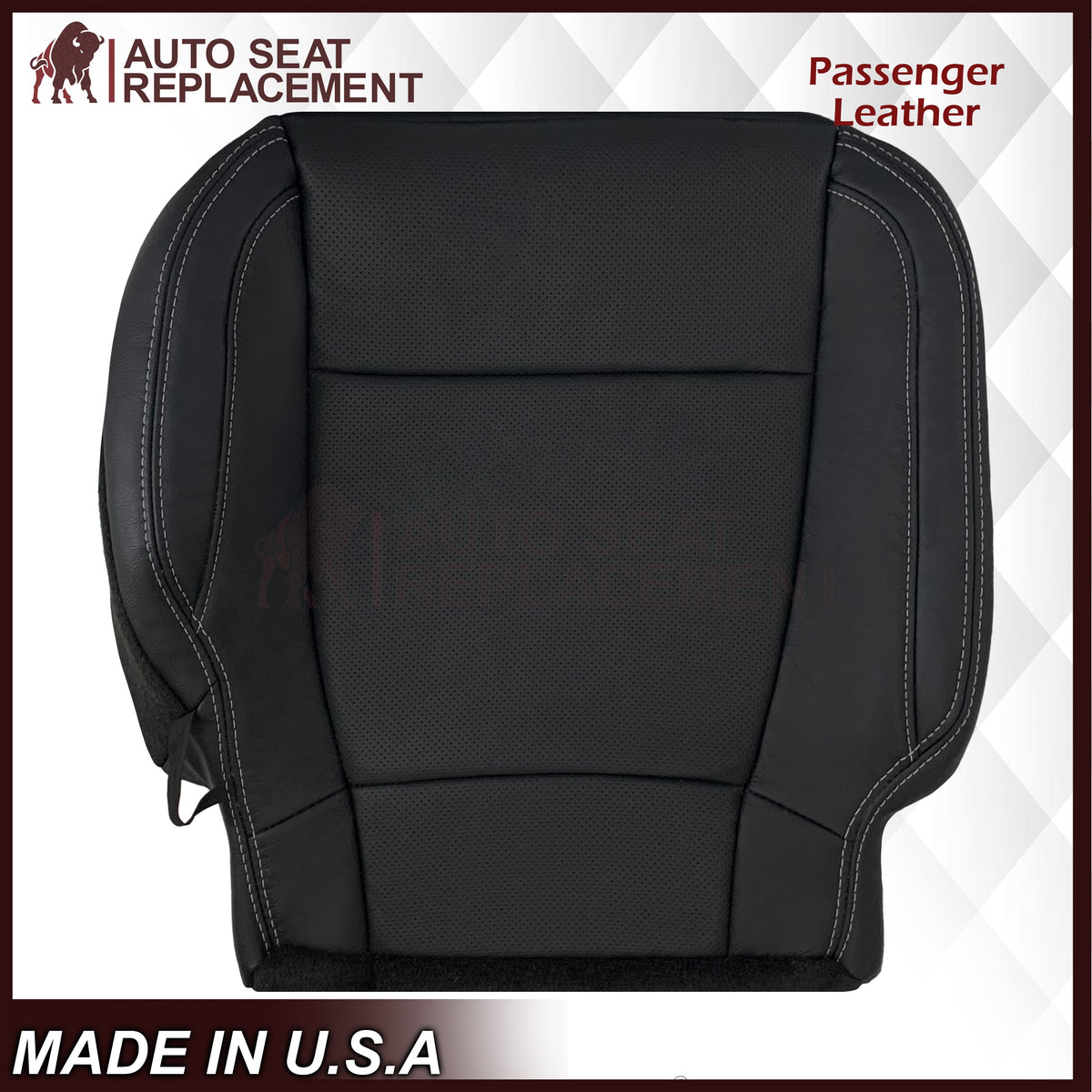 2017-2021 Ford F250 XLT Replacement Seat Covers In Charcoal Black