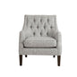 Button Tufted Accent Chair Vintage Style