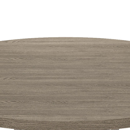 Tannen - Round Dining Table - White / Gray