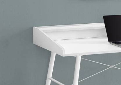 Computer Desk For Home Office, Laptop Storage Shelves, Contemporary & Modern