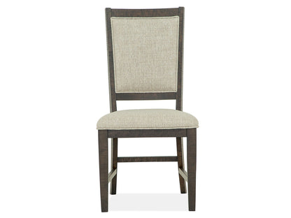 Westley Falls - Step Up Side Chair With Upholstered Seat & Back (Set of 2) - Graphite