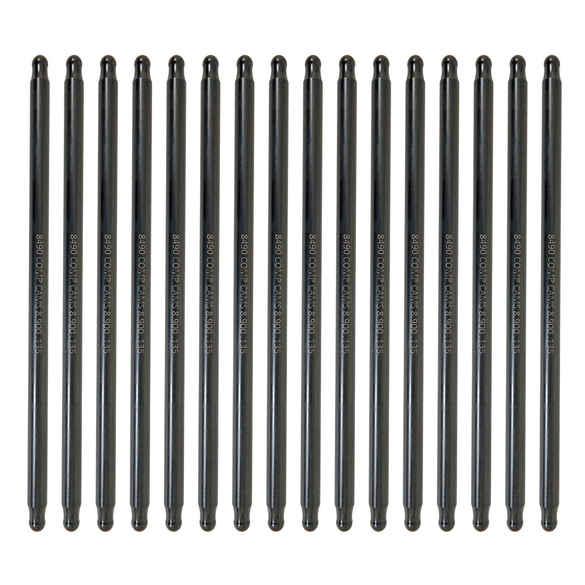 Hi-Tech One-Piece 8.900" Long .135" Wall 3/8" Diameter Pushrod Set