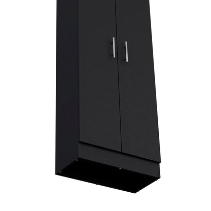 Clinton - Pantry Cabinet Kitchen Storage - Black