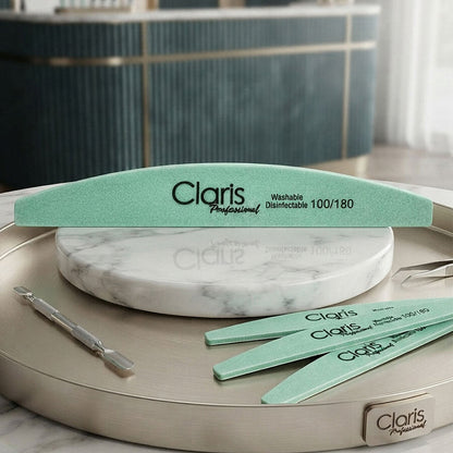 Claris Professional Nail File 100/180 Grit for Shaping