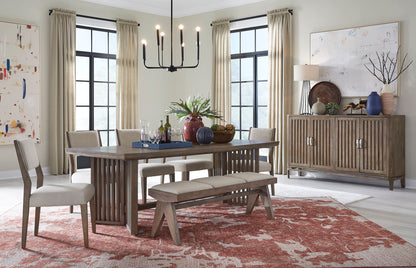 Kavanaugh - Trestle Dining Table - Weathered Kona Brown