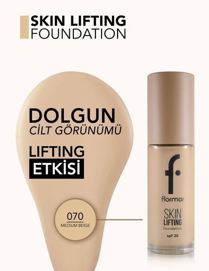 Flormar Skin Lifting SPF 30 Foundation Firming Creamy Texture 30ml