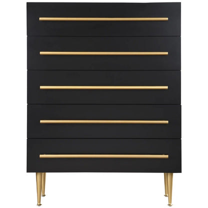 Contemporary 5 Drawer Chest For Bedroom