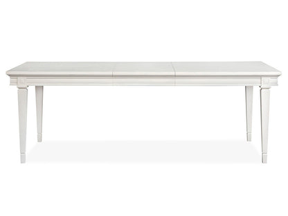 Willowbrook - Extendable Rectangular Dining Table - Egg Shell White
