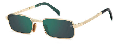 David Beckham DB 99/ORIGAMI Green Men's Sunglasses 53mm