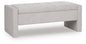 Akselman - Storage Bench - Gray
