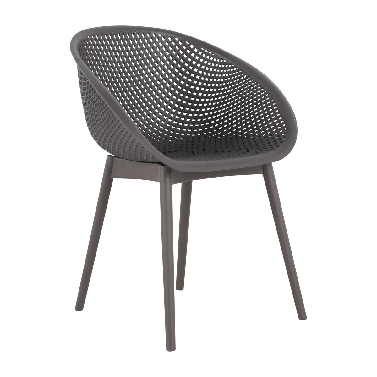 Modern Lounge Chair Set With Round Table