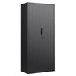 2 Door File Cabinet With Lock, 4 Adjustable Shelves, Heavy-Duty