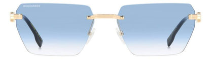Dsquared2 D2 0102/S Azure Square Men's Sunglasses 1 Unit