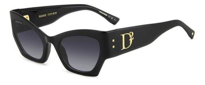 Dsquared2 Dark Grey Square Women's Sunglasses D2 0132/S