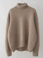 Turtleneck Dropped Shoulder Sweater