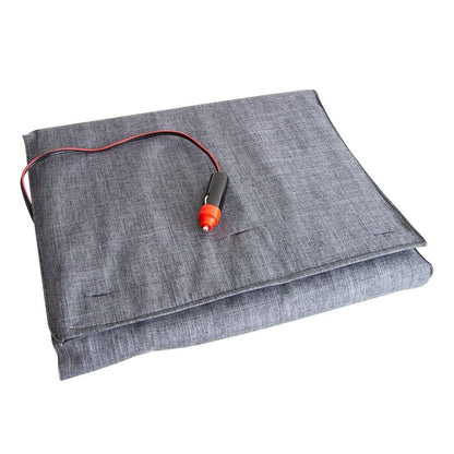 Omak 12V Heated Car Seat Cushion with Thermostat 35x90 cm