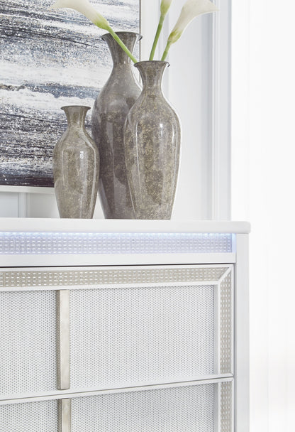 Chalanna - Five Drawer Chest - White
