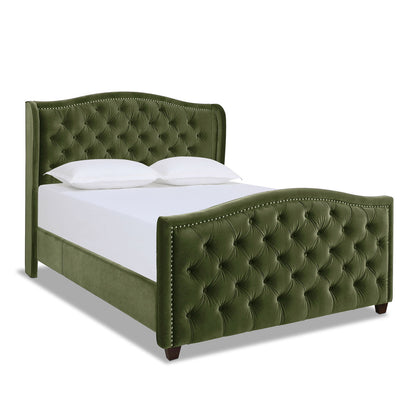 Marcella - Upholstered Shelter Headboard Bed