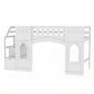 Loft Bed With Storage Staircase And Windows