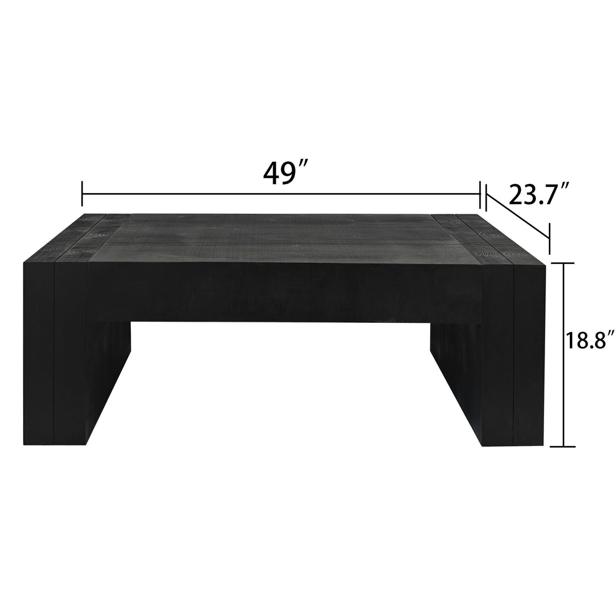 Minimalist Rectangular Center Table For Living Room
