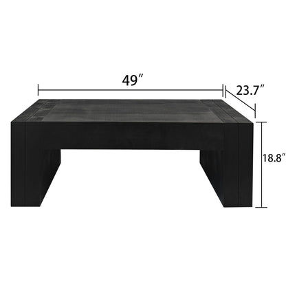Minimalist Rectangular Center Table For Living Room