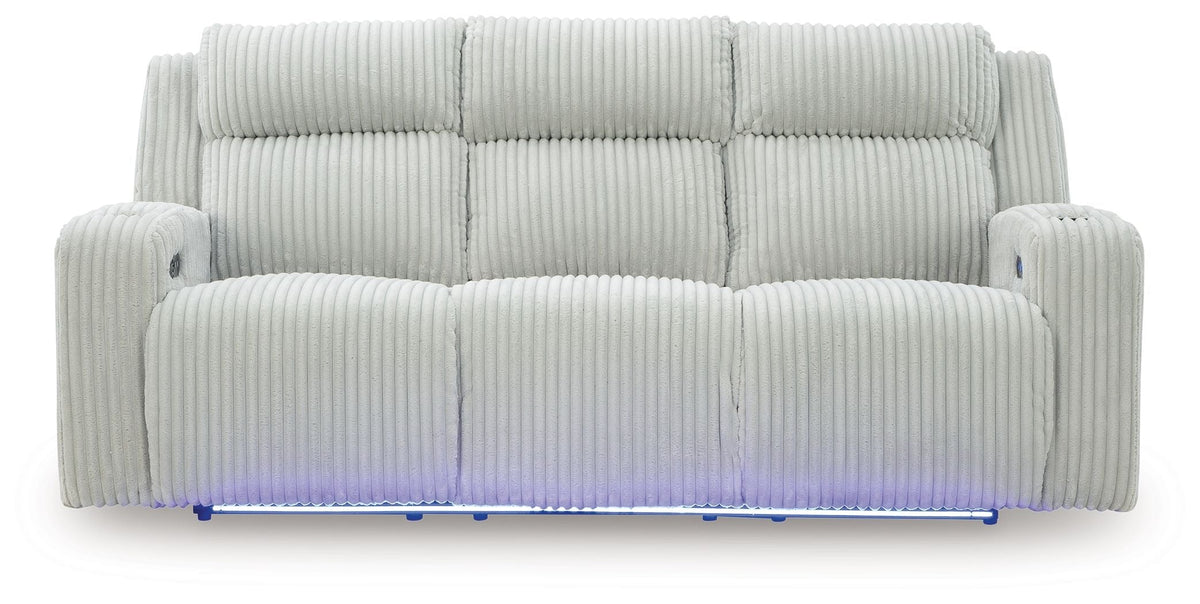 Forest Lake - Power Reclining Sofa With Adj Headrest