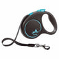 Flexi Black Design Retractable Tape Dog Leash Small 5m Blue