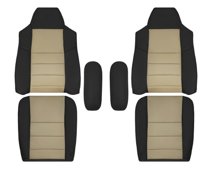 2005 Ford Excursion Eddie Bauer Sport Front Replacement Seat Covers: Choose Leather or Vinyl