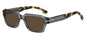 Hugo Boss 1596/S Brown Rectangular Men's Sunglasses