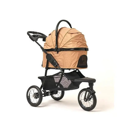 Zampa Melona Pet Stroller Khaki Folding Carrier 57x48x107cm