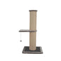 Lotus Pet Design Single Grey Cat Scratching Post 76cm