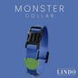 Lindo Monster Dog Collar Patterned Adjustable Small 30-44cm