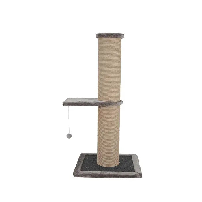 Lotus Pet Design Single Grey Cat Scratching Post 96cm