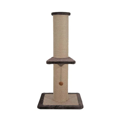 Lotus Pet Design Brown Single Cat Scratching Post 76cm
