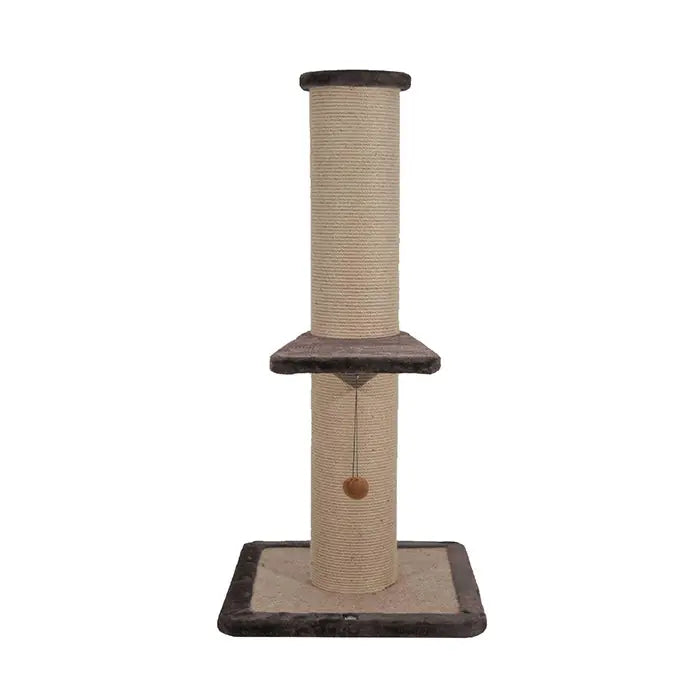 Lotus Pet Design Brown Single Cat Scratching Post 66cm