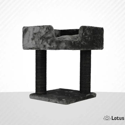 Lotus Pet Design Lyon Grey Cat Scratcher Durable Sisal Post