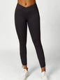 Women's Drawstring Yoga Breathable Solid Color Running Tights