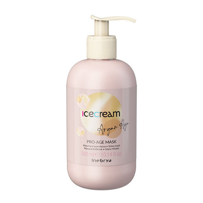 Inebrya Ice Cream Argan Age Shine Mask for Dull Hair 300 ml