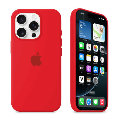 iPhone Silicone Case (Red)