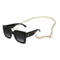 Jimmy Choo Renee/N/S 61 Grey Women's Sunglasses Black Frame