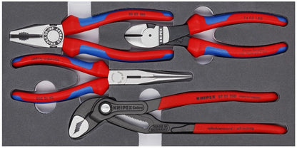 Knipex Basic Pliers Set In Foam Tray 5 Pieces 00 20 01 V15