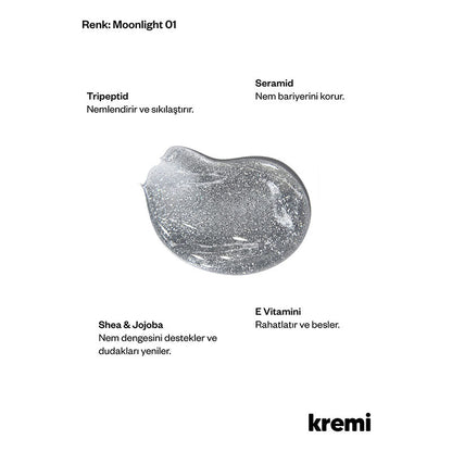 Kremi Lip Vitamin Balm Moonlight 01 Shimmering Lip Care 13 ml