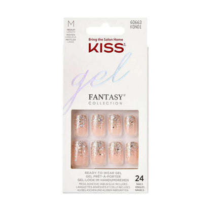 Kiss Artificial Nails Extra Glossy Fanciful KGN01C 24 pcs