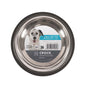 M-Pets Crock Stainless Steel Pet Bowl Non-Slip Large 910 ml