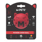 M-Pets Power Chew Ball Ruby Durable Rubber Dog Toy Small 7cm