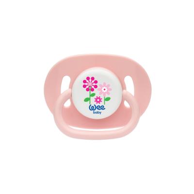Wee Baby BPA-Free Silicone Orthodontic Pacifier for 0-6 Months Old Babies - Comfortable, Durable, and Safe