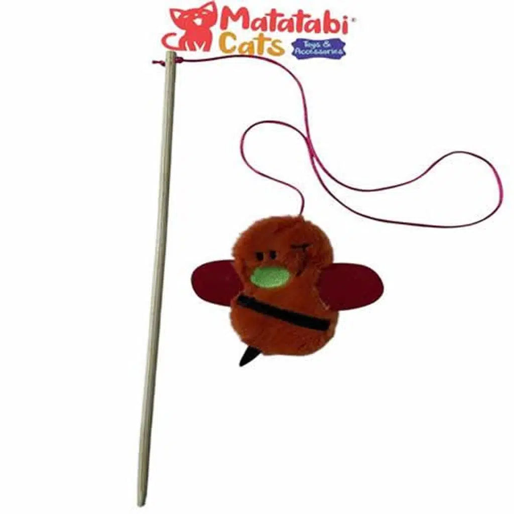 Matatabi Butterfly Cat Teaser Wand for Interactive Play