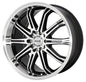 Maxxim Ferris Gloss Black Wheels with Full Machined Face - 4S56T04385
