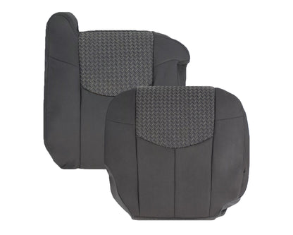 ONLY For 2002 Chevy Avalanche 1500/2500 Replacement Cloth Seat Covers In Dark Gray